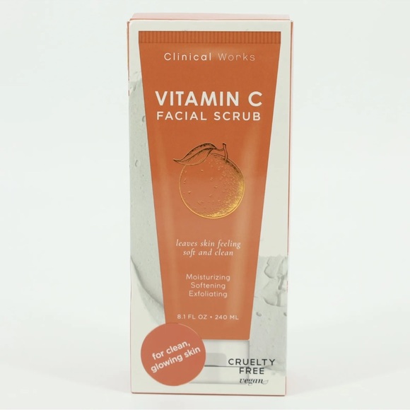 Clinical Works Skincare Clinical Works Vitamin C Facial Scrub Vegan